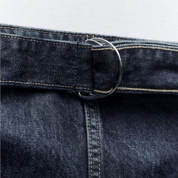 Zara strapless TRF DENIM JUMPSUIT - Picture 7 of 9